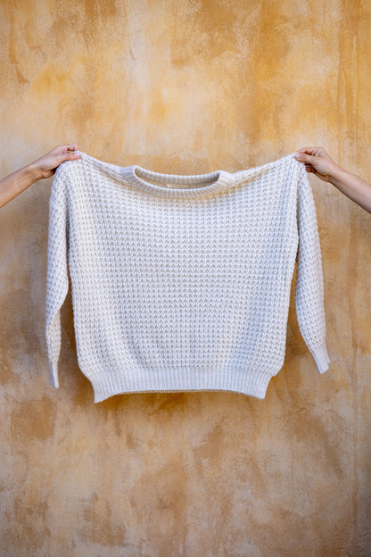 The HONEYCOMB Knit Women's MILK