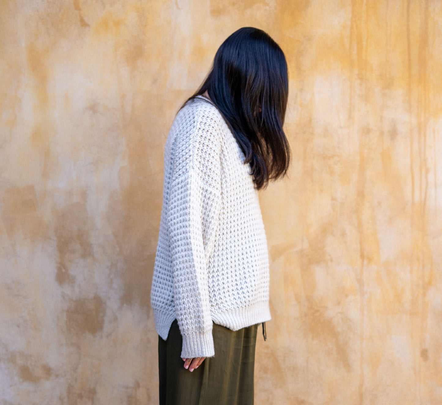 The HONEYCOMB Knit Women's MILK