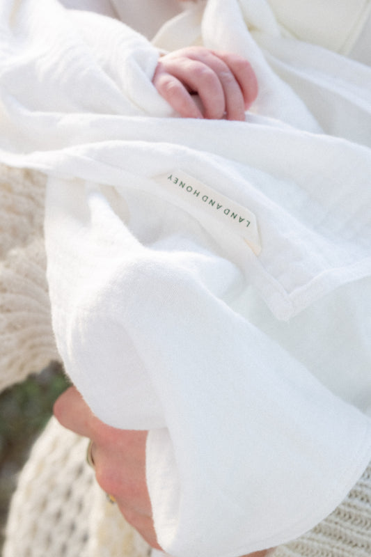 Muslin Blanket/Wrap MILK